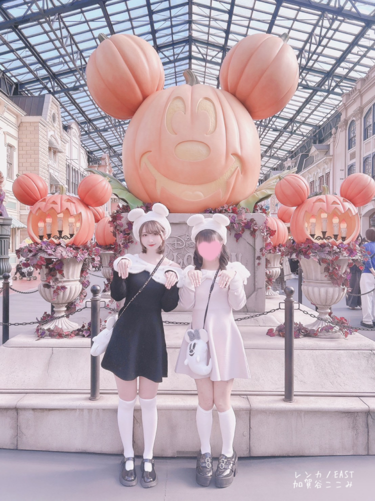 双子コーデ♡in Dハロ👻˚☽˚.⋆